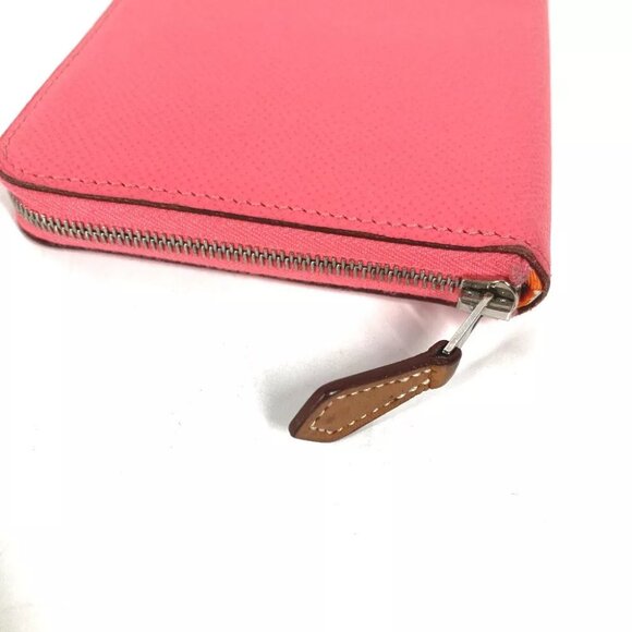 AUTHENTICITY GUARANTEED HERMES Long wallet Azap Long Silk-In Zip Around Long Wal - Picture 2 of 15